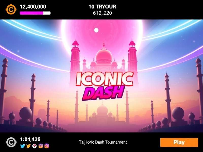 Taj Iconic Dash Game Screenshot